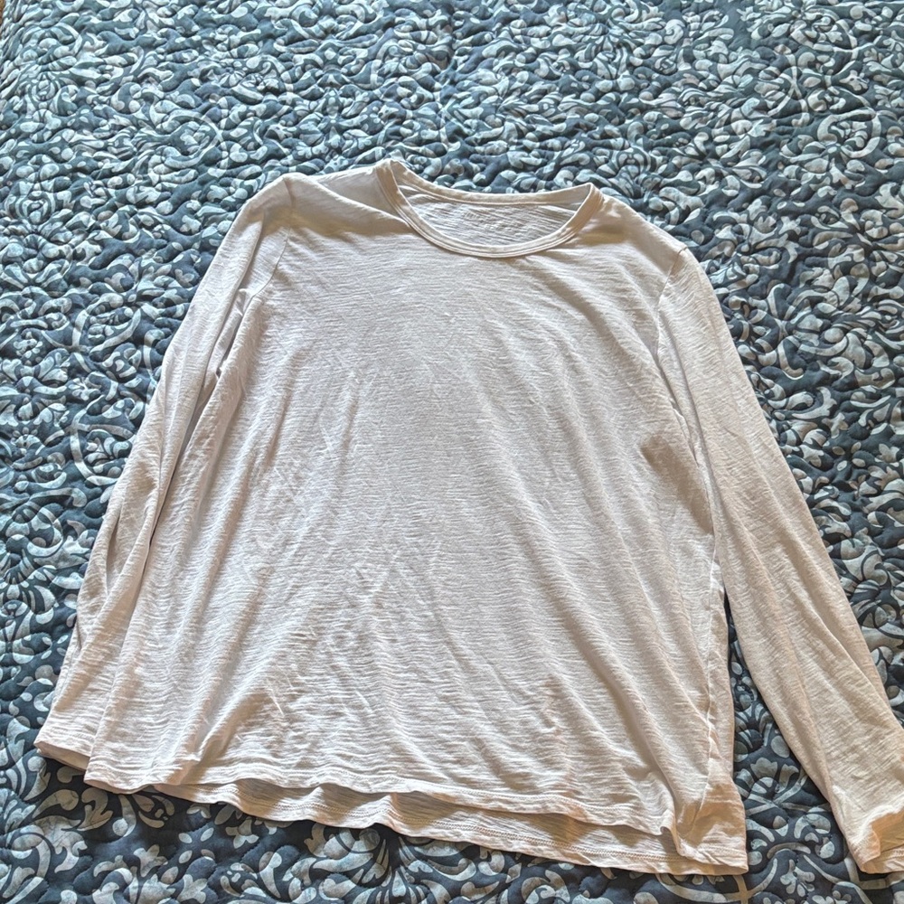 Aerie White Long Sleeve Tee